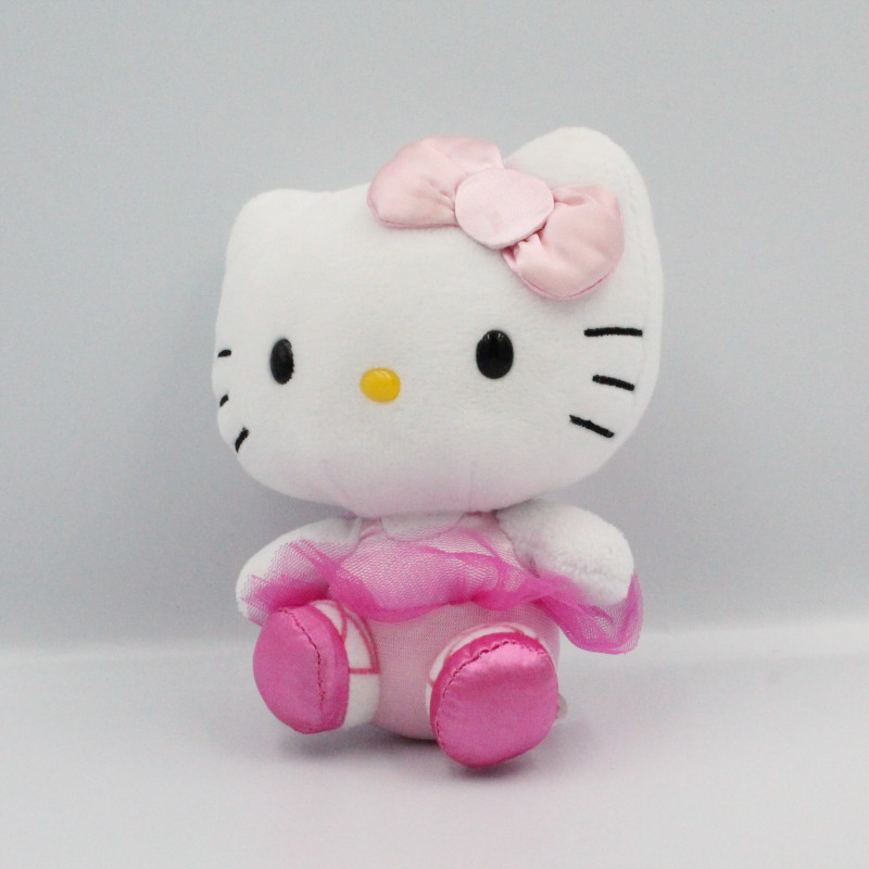 Peluche chat HELLO KITTY tutu rose TY SANRIO LICENSE