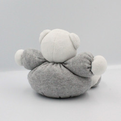 Doudou Ours gris rose oiseaux ZEN KALOO