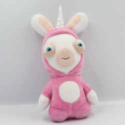 Peluche lapin crétin déguisé en licorne rose UBISOFT GIPSY