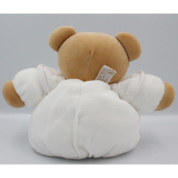 Doudou ours boule blanc laine TAKINOU