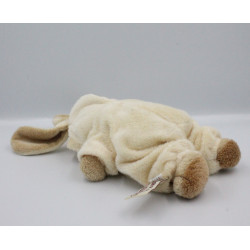 Doudou ours déguisé en lapin ecru NICOTOY