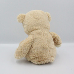 Doudou ours beige écru rapiécé NICOTOY
