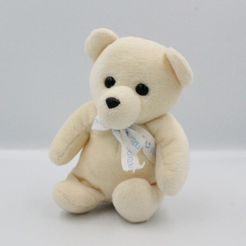 Doudou ours blanc écru NOUNOURS