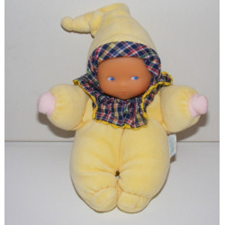 Doudou poupon bébé jaune COROLLE 