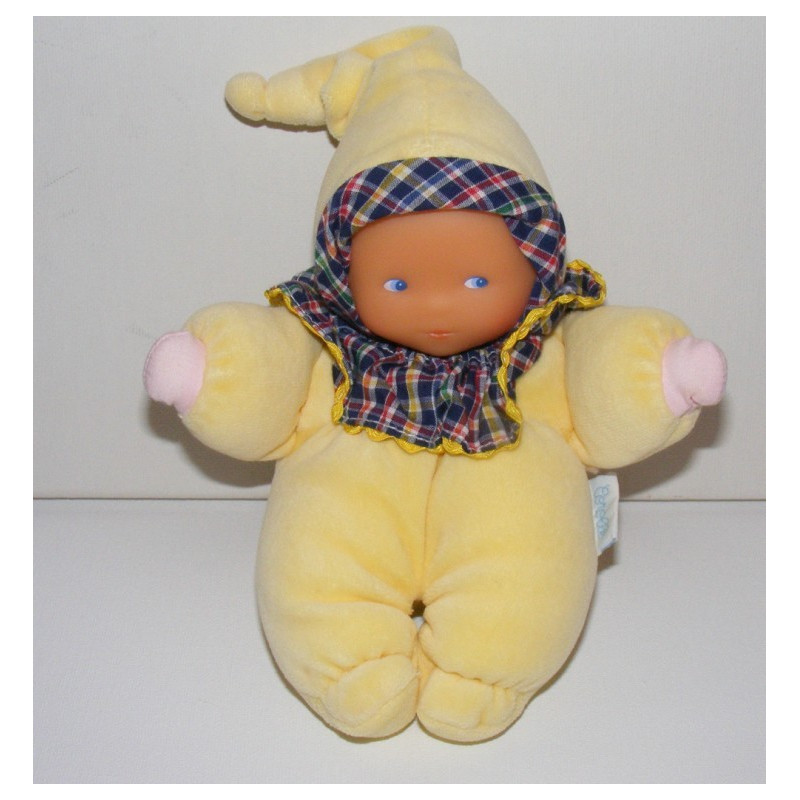 Doudou poupon bébé jaune COROLLE 