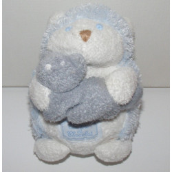 Doudou hérisson bleu TARTINE ET CHOCOLAT 