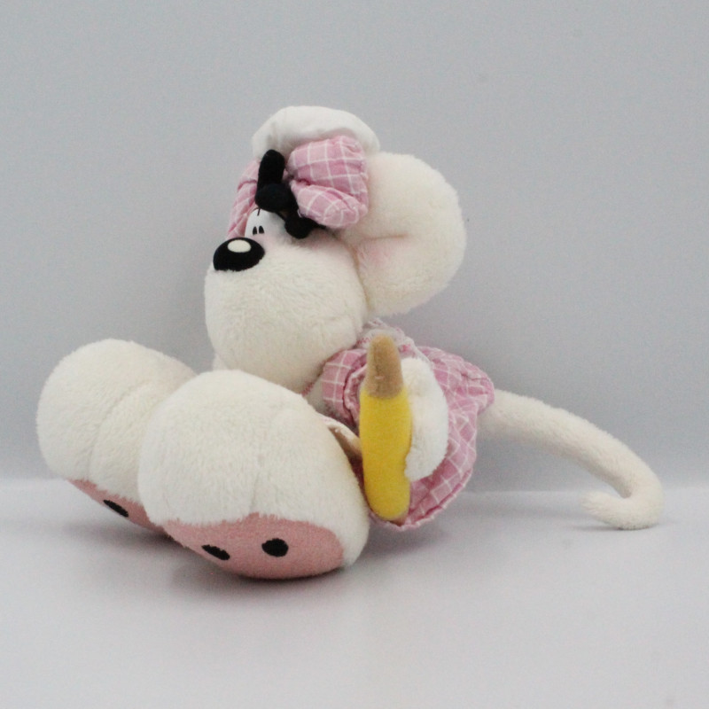 Doudou souris tablier robe cuisinière Diddlina DIDDL