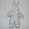 Doudou lapin boule vichy bleu TARTINE ET CHOCOLAT 