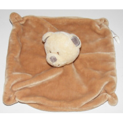 Doudou plat ours beige NICOTOY