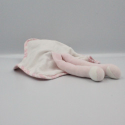 Doudou plat ours robe rose TARTINE ET CHOCOLAT