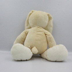 Doudou lapin écru blanc NICOTOY 40 cm