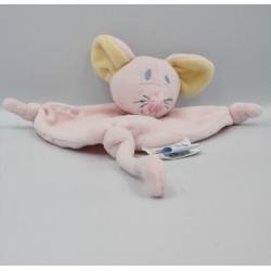 Doudou plat souris rose BABYGRO