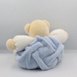 Doudou ours plume bleu blanc blue KALOO