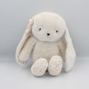 Doudou lapin blanc fleurs rose H ET M H&M