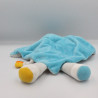 Doudou plat girafe gris jaune bleu orange jungle TEX BABY
