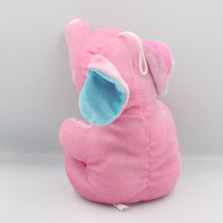 Doudou éléphant rose bleu SANDY