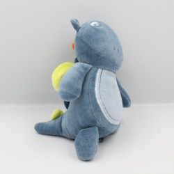 Doudou dragon bleu vert ORCHESTRA PREMAMAN