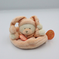 Doudou et compagnie plat rond ours orange Douceur Macaron