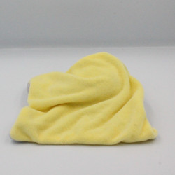 Doudou plat cheval zébre gris jaune SUCRE D'ORGE