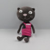 Doudou Chat noir rose Minette Petit DPAM