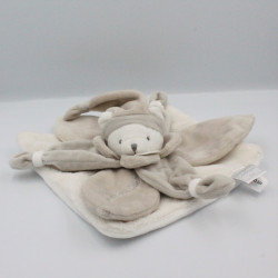 Doudou et compagnie plat ours blanc beige Collector J'aime mon doudou