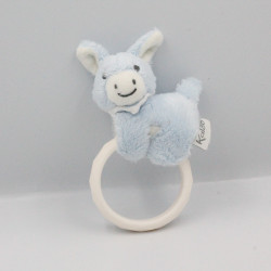 Doudou hochet ane bleu Régliss KALOO
