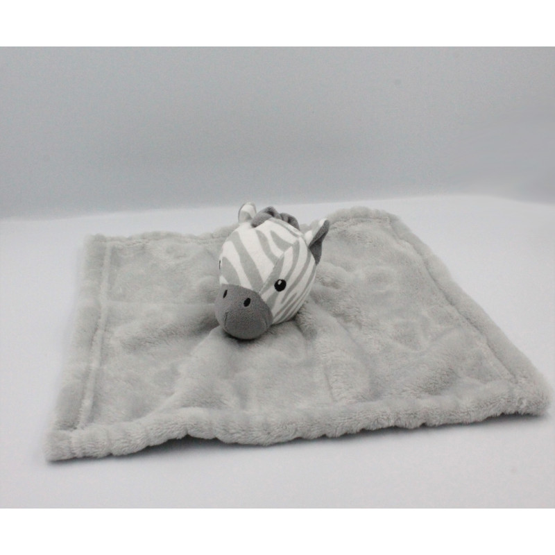 Doudou plat zèbre gris PRIMARK