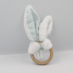 Doudou hochet oreilles de lapin Fil moi l'aiguille