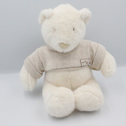 Doudou ours blanc Basile et Lola MOULIN ROTY