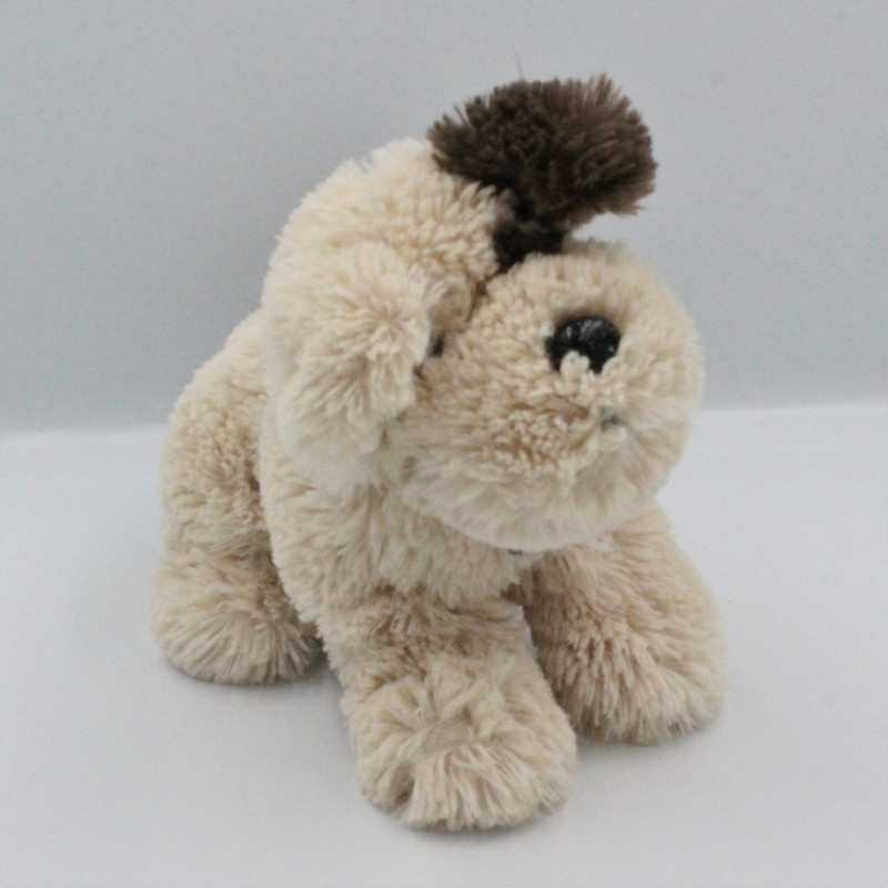 Doudou chien beige marron HISTOIRE D'OURS
