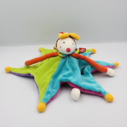 Doudou plat réversible Dragobert cache cache MOULIN ROTY