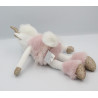 Doudou licorne rose blanc or HISTOIRE D'OURS