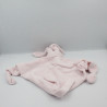 Doudou plat triangle lapin rose clair Lapidou NATTOU