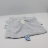 Doudou plat carré lapin bleu Lapidou NATTOU LOT DE 2