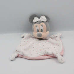 Doudou plat Minnie blanc rose étoiles DISNEY SIMBA TOYS