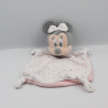 Doudou plat Minnie blanc rose étoiles DISNEY SIMBA TOYS