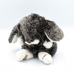 Doudou peluche lapin marron beige BUKOWSKI