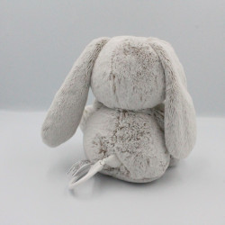 Doudou musical lapin beige marron blanc coussin TEX BABY