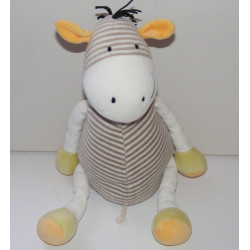 Doudou girafe zébre OBAIBI