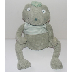 Doudou grenouille avec couronne SERGENT MAJOR