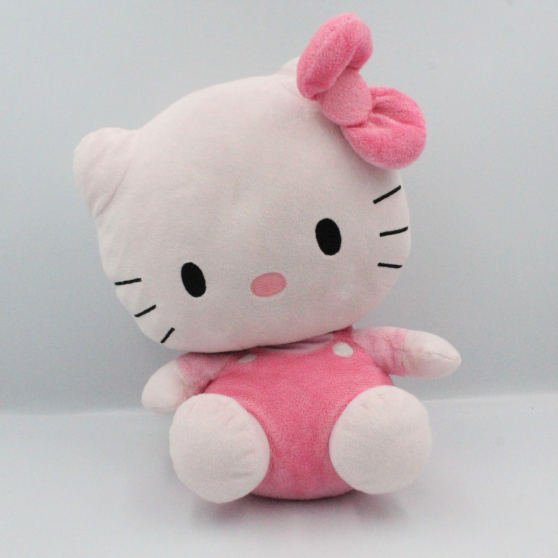 Grande peluche chat HELLO KITTY rose TY SANRIO LICENSE