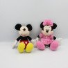 Doudou Minnie robe rose et Mickey DISNEY NICOTOY