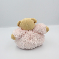 Doudou ours rose clair fourrure Fur KALOO 20 cm LOT DE 2