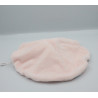 Doudou plat rond lapin rose KALOO