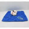 Doudou plat carré souris bleu Diddlina DIDDL