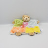 Doudou plat ours patchwork ballons chatouilles KALOO