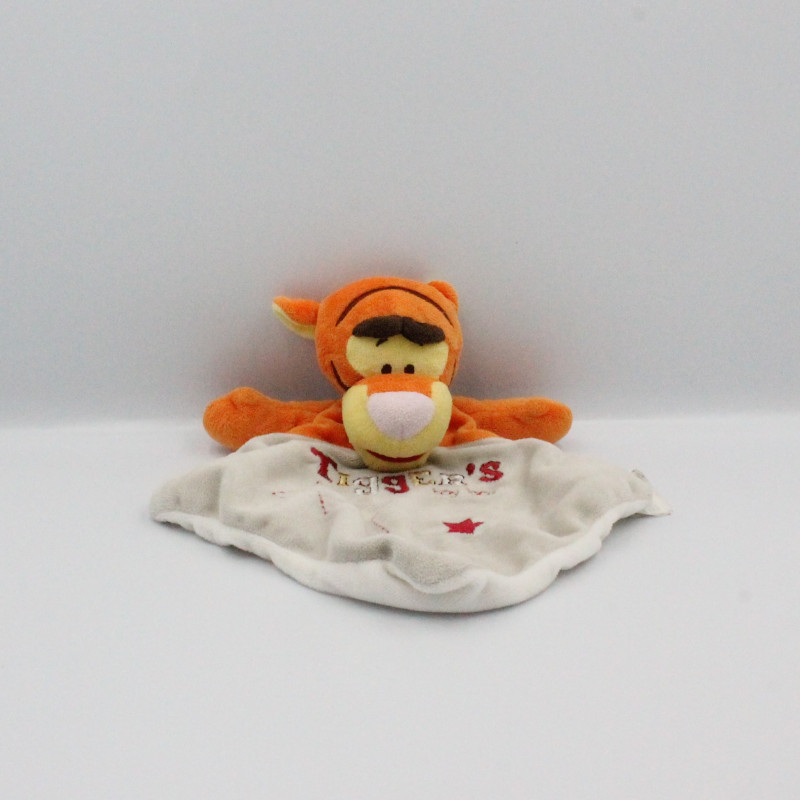 Doudou plat Tigrou gris orange étoiles Tigger's DISNEY BABY