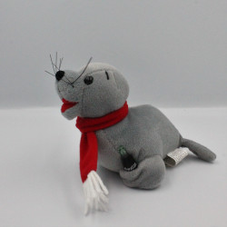 Peluche otarie phoque gris Coca Cola 2000