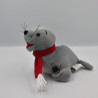 Peluche otarie phoque gris Coca Cola 2000