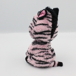 Peluche zébre rose noir Gros yeux brillant TY